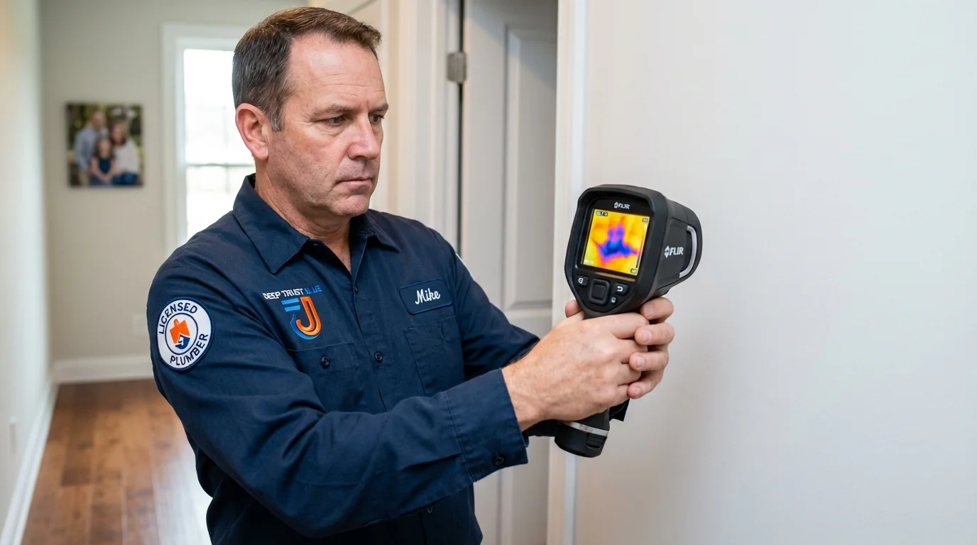 Thermal imaging leak detection by Johns Plumbing LLC in Allen